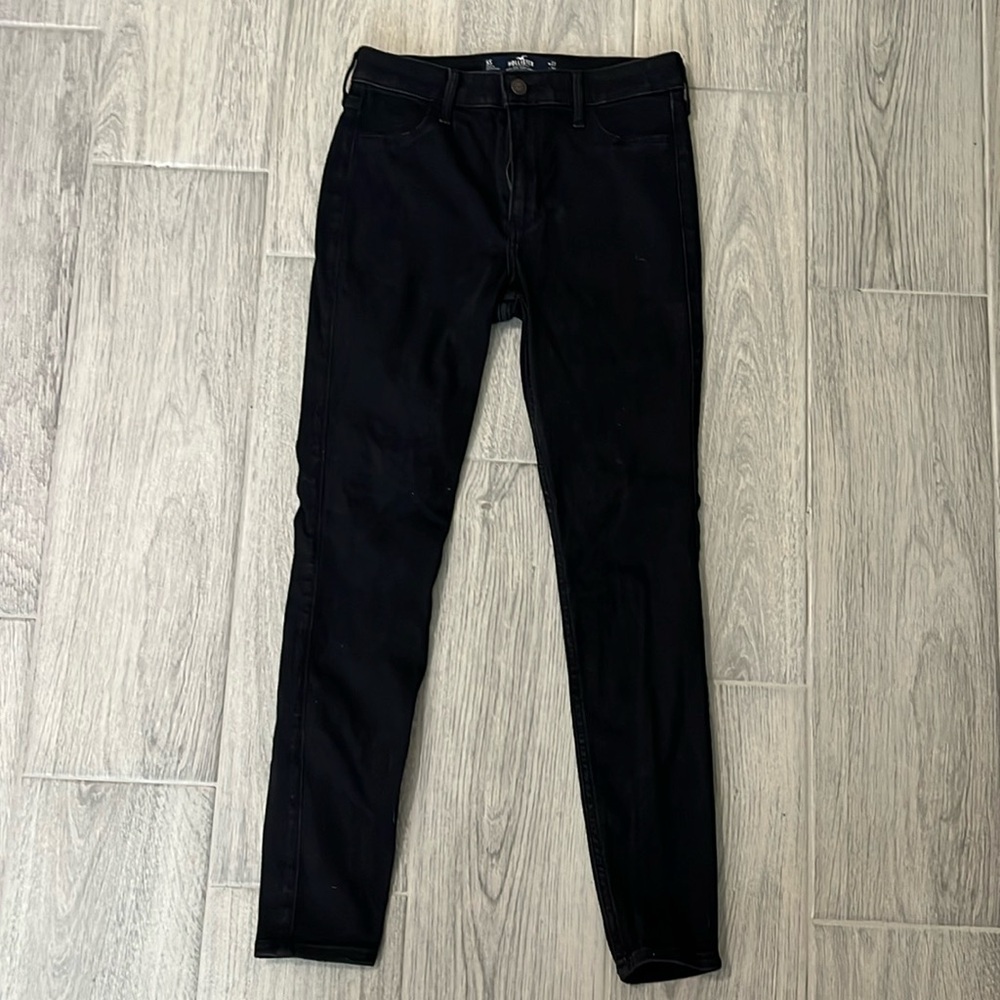 Ladies black High-Rise Jean legging - size: 5S w27 L26